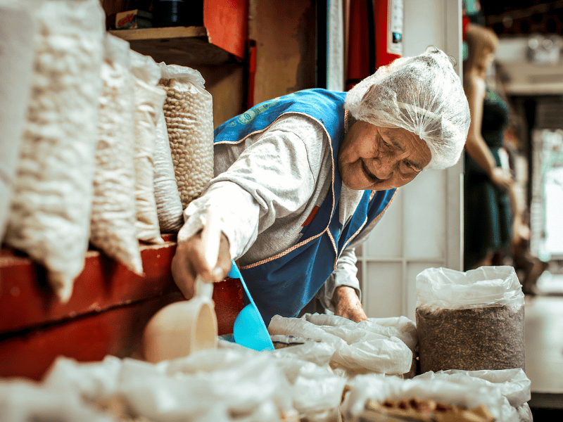 Market vendor.