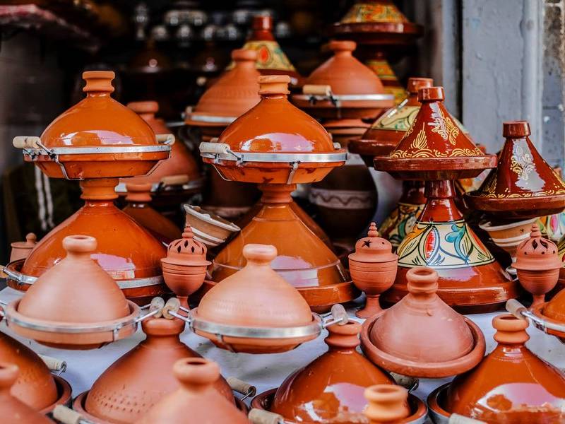 Tagines for sale.