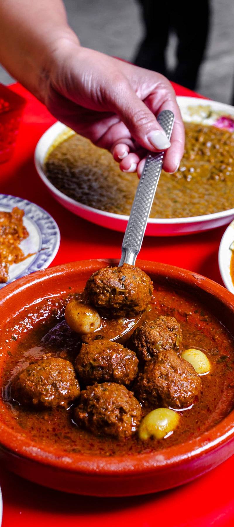Kefta tagine.