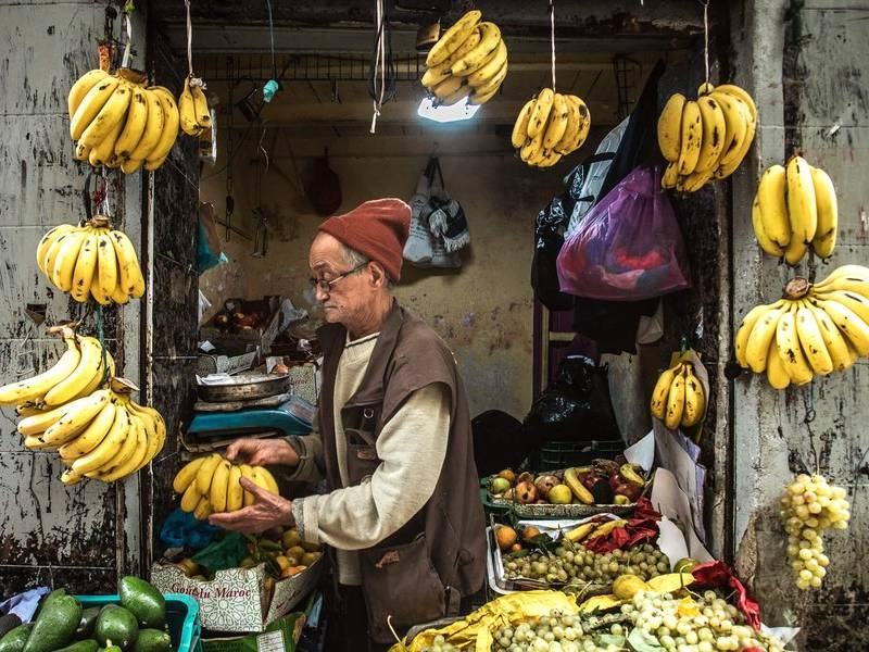 Fruit-stall uncle.