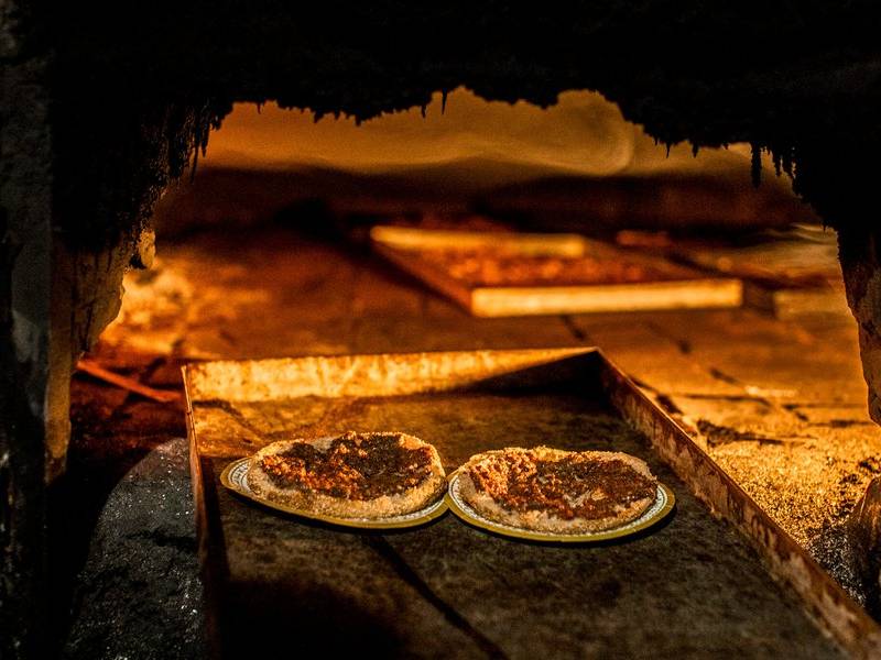 Generations-old oven.