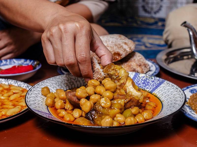 Fragrant chickpea stew.