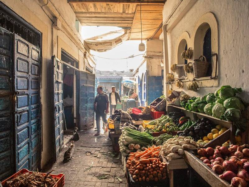 Vegetable alley.