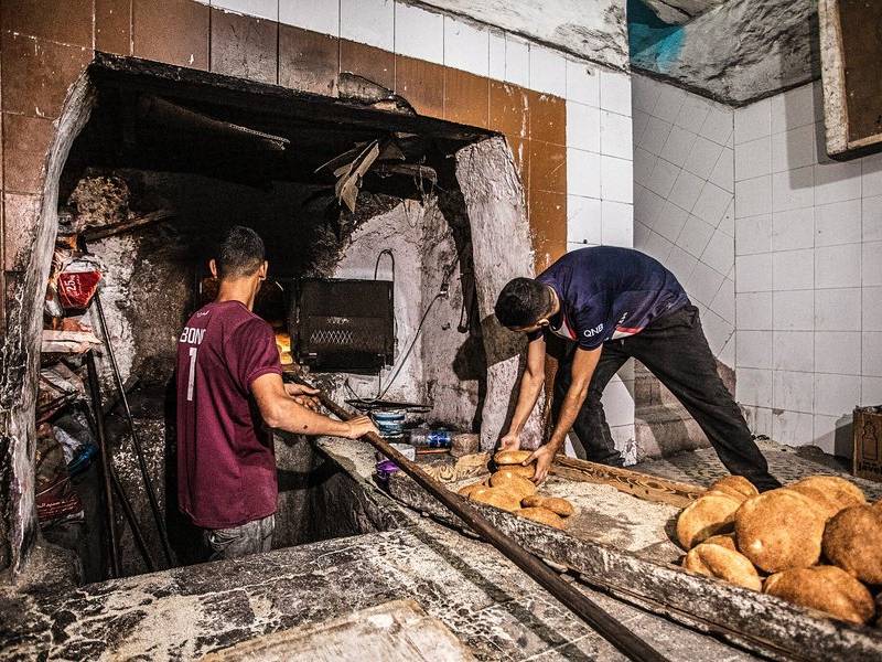 Communal bread oven.
