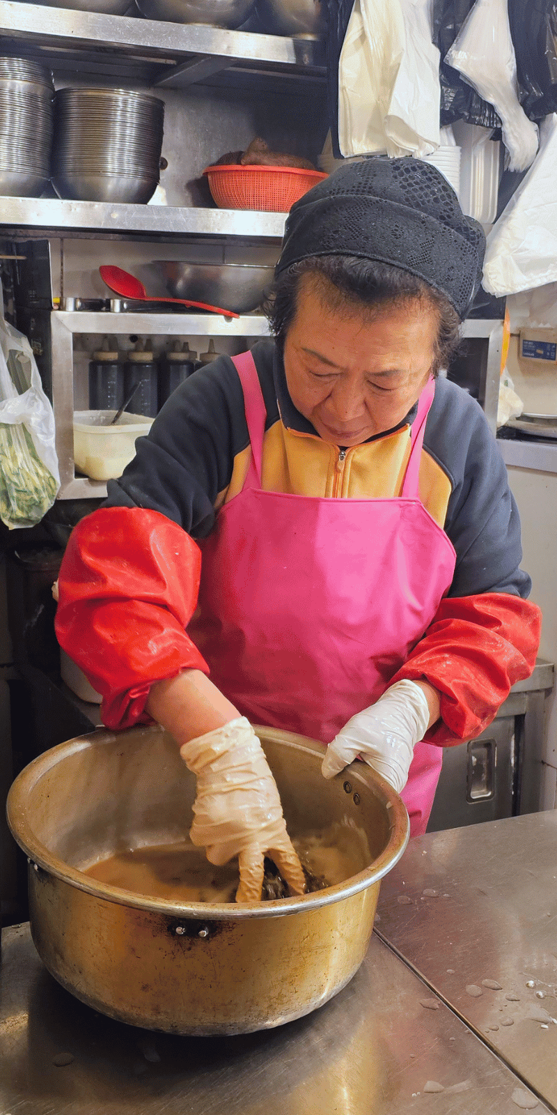 Cook at work.