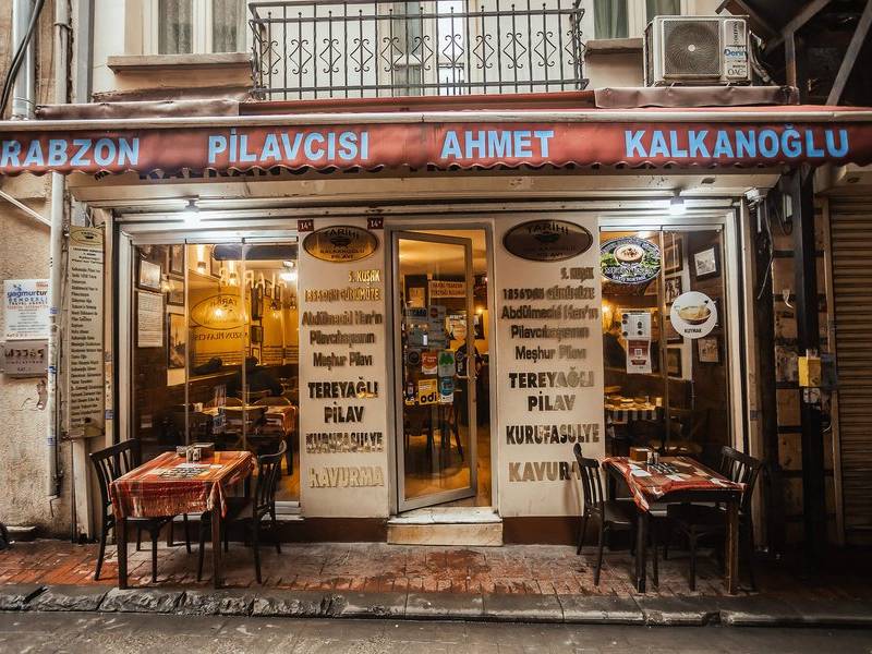 Ahmet's pilavcı.