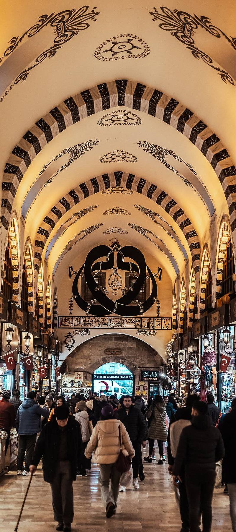 Spice bazaar vaults.