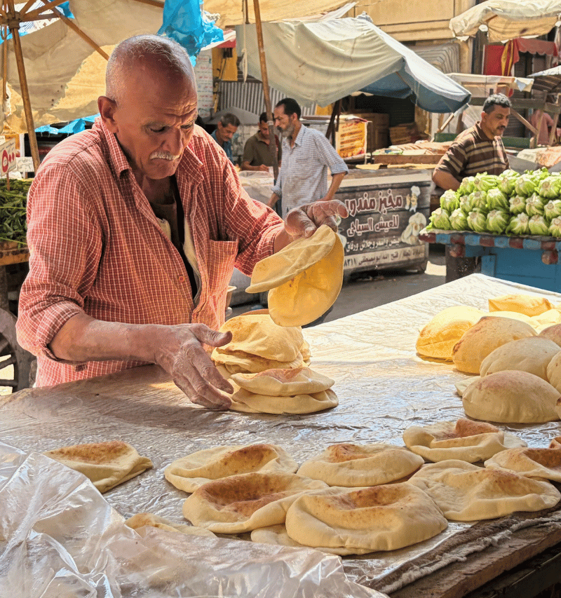 Baladi baker.