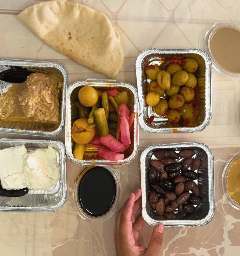 Alexandrian breakfast.