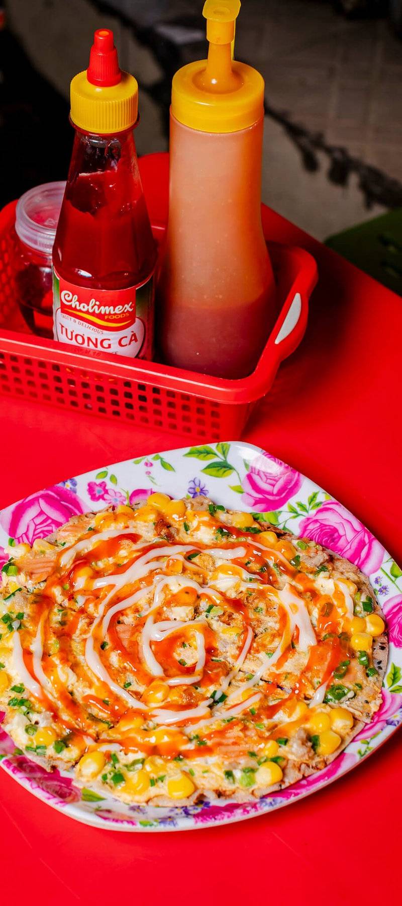 Bánh tráng nướng.
