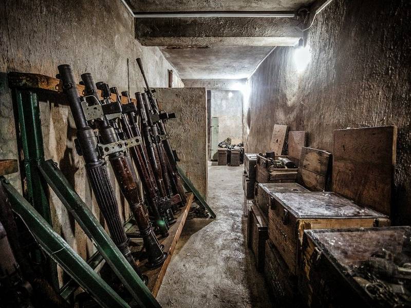 Vietnam war bunker.