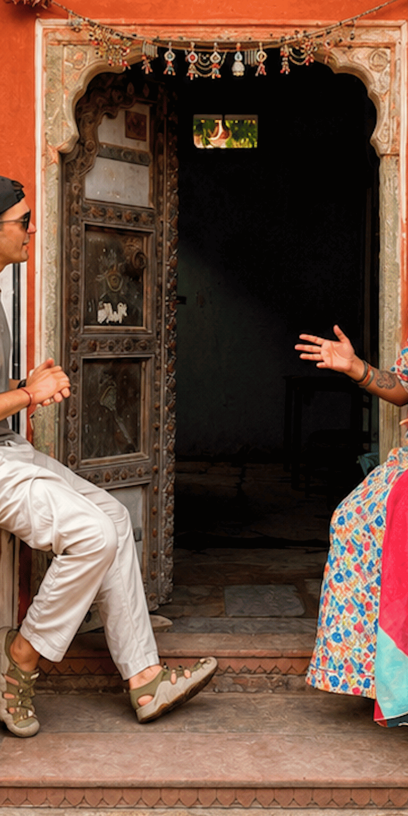 Haveli doorway.