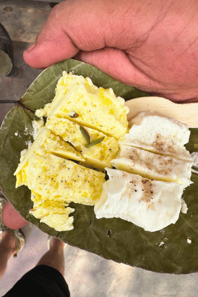 Saffron pistachio fresh butter.