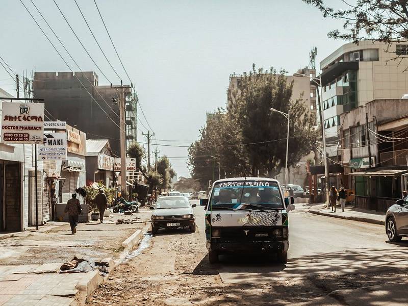 Streets of Addis.