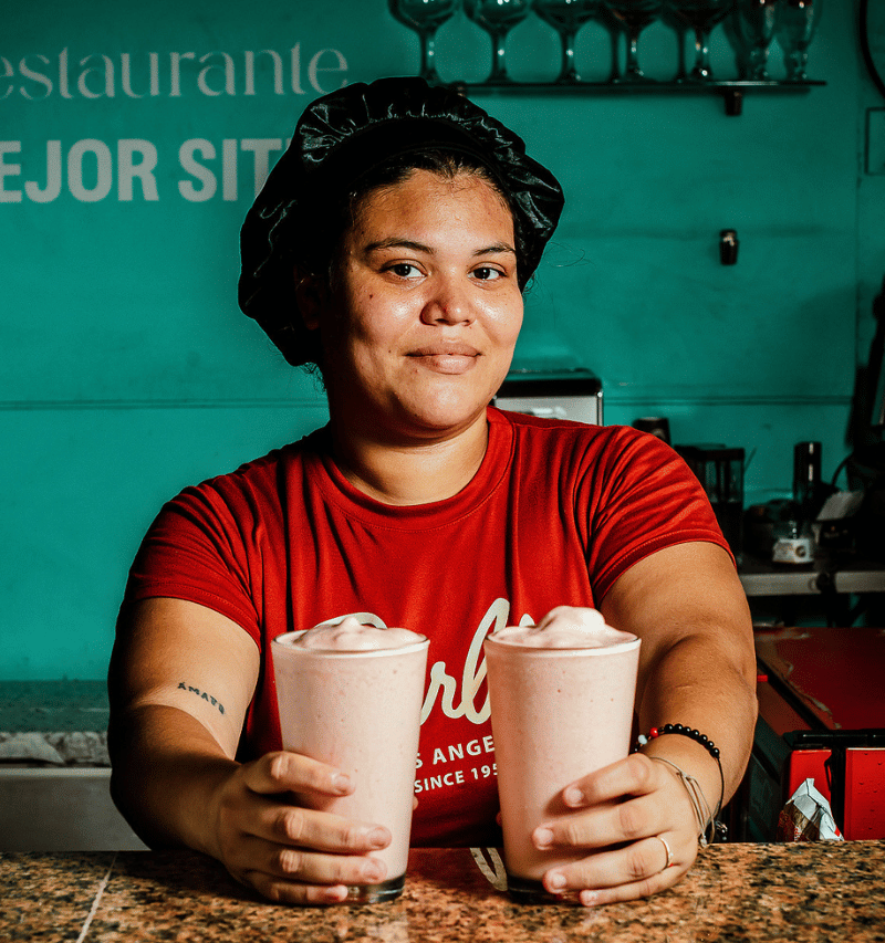 Drinks vendor.