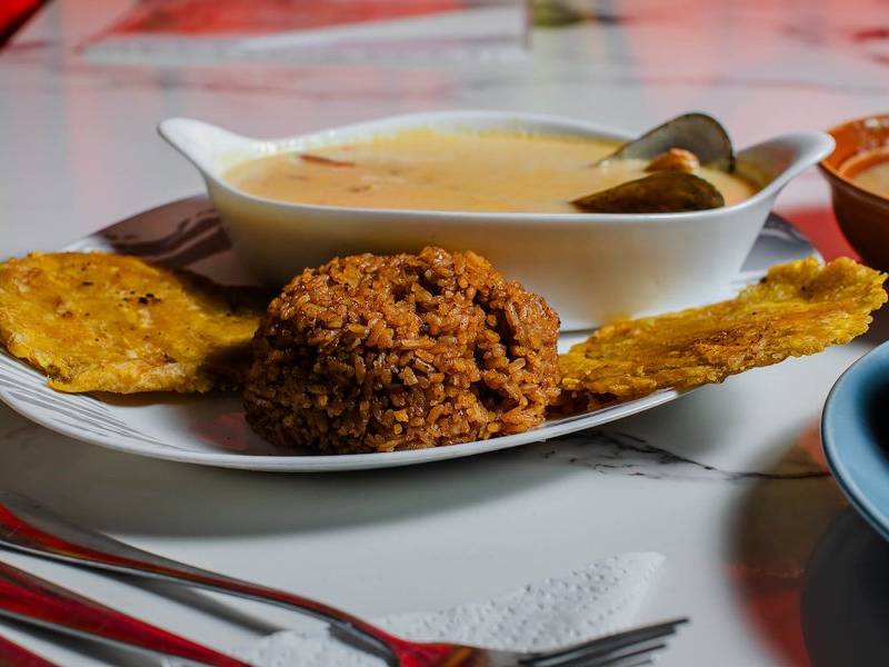 Sancocho de pescado.