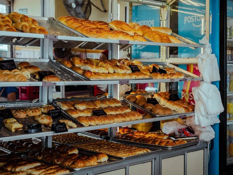 Old-school Colombian bakery.