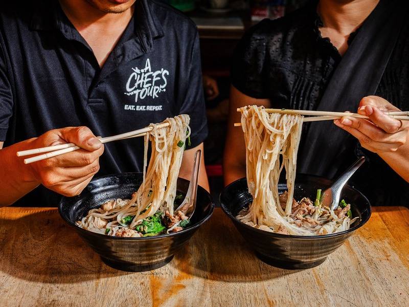 Working chopsticks.