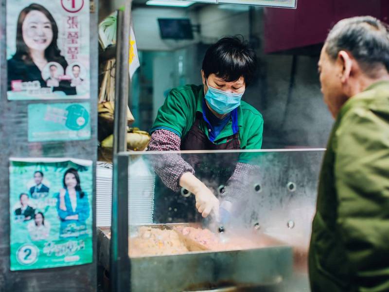 Cheung fun stall.