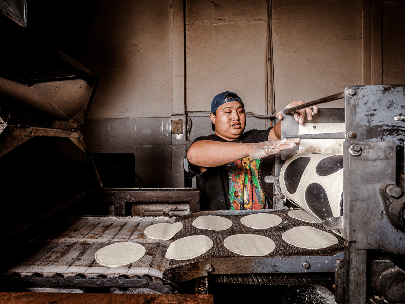 Tortilla factory.