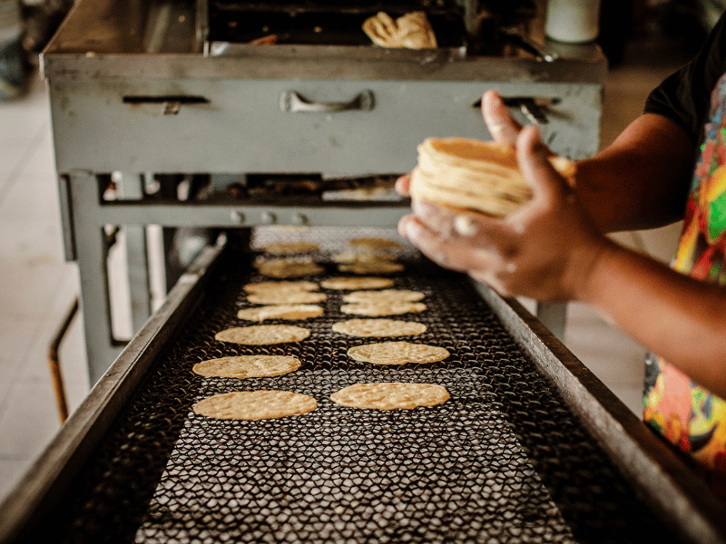 Warm off the grill.