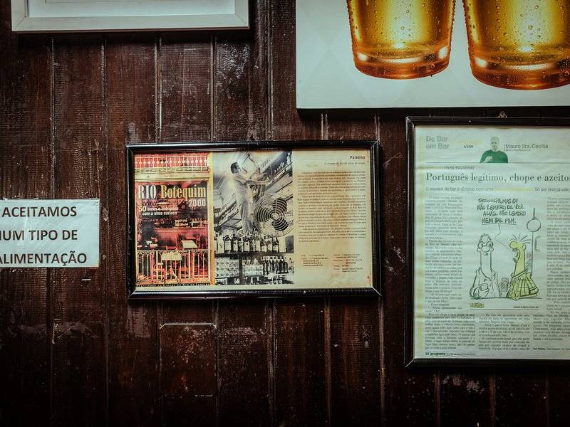 Botequim wall.