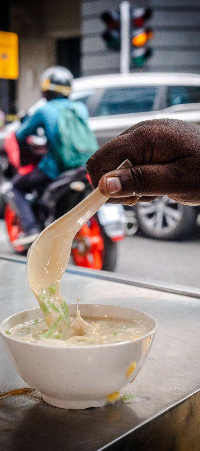 Refreshing cendol.