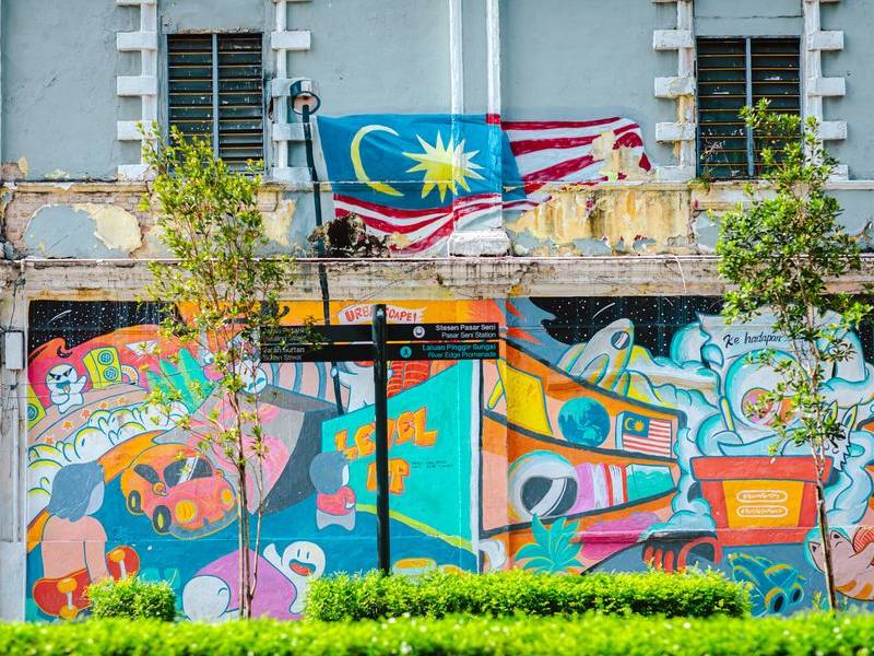 Petaling Street mural.