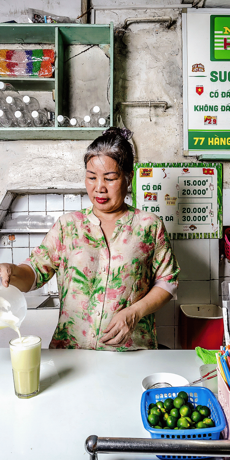 Nước mía hàng diếu.
