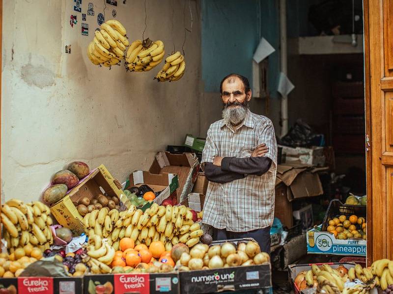 Fruit-shop uncle.