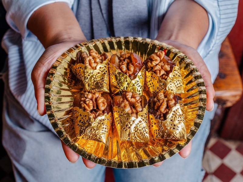 Stuffed dates.