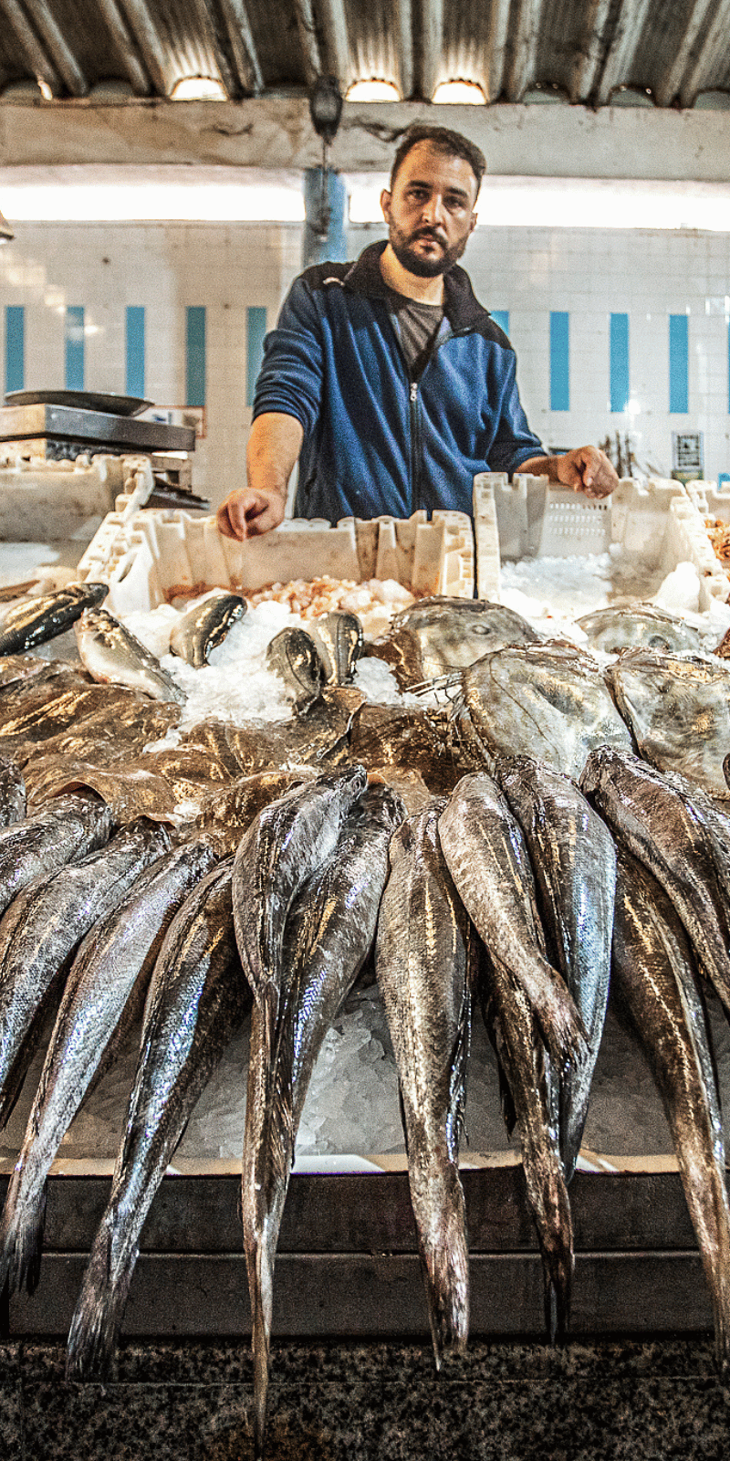 Seafood vendor.