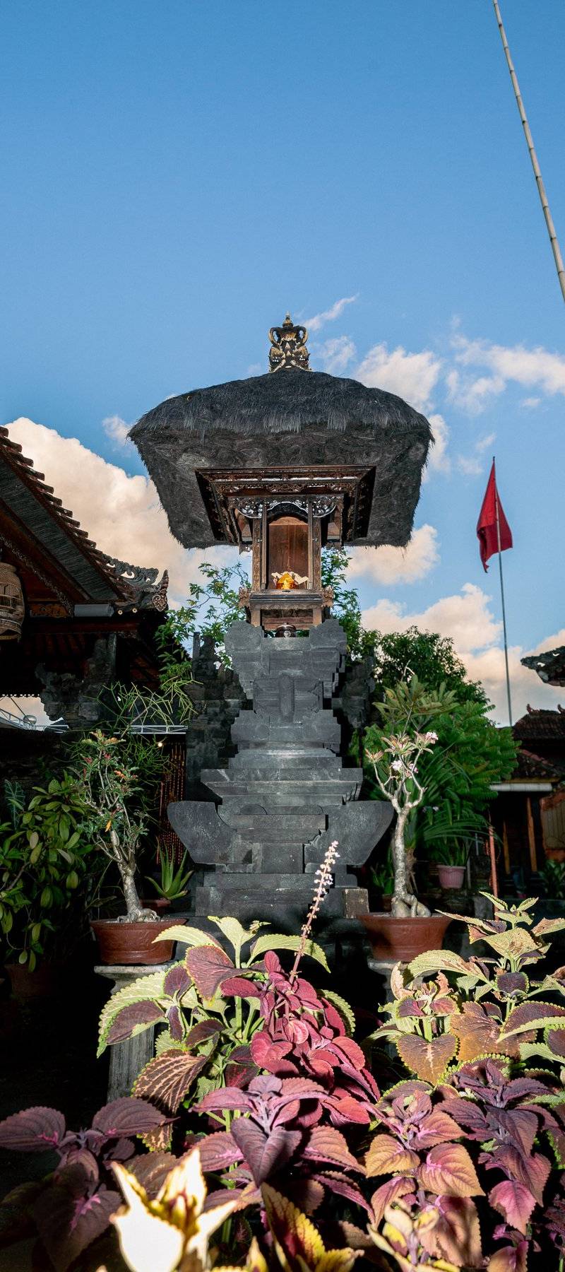 Balinese shrine.