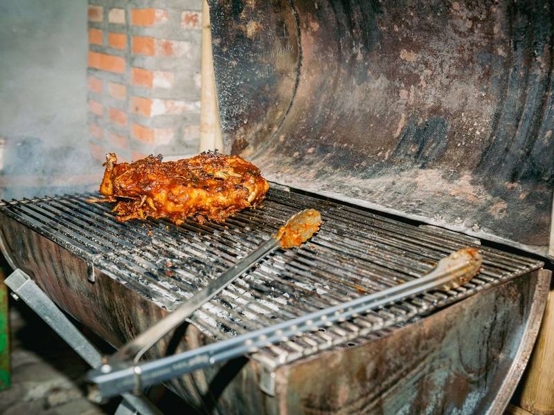 Hot of the grill.