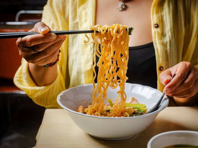 A bowl of ba mee.