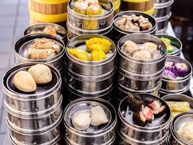 Dim sum steamers.