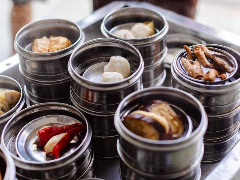 Morning dim sum.