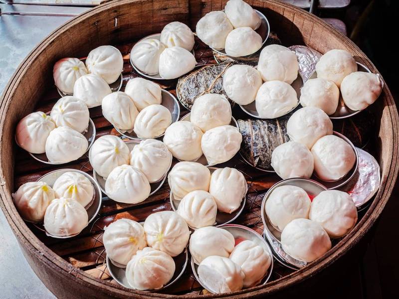 Steamer of bao.