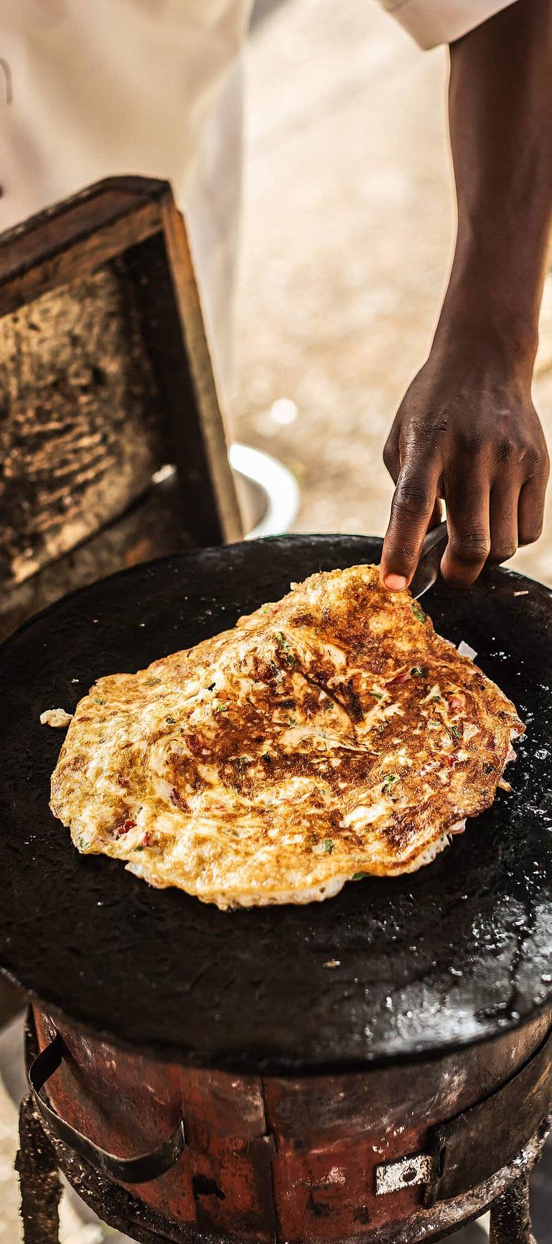 Street hotplate.
