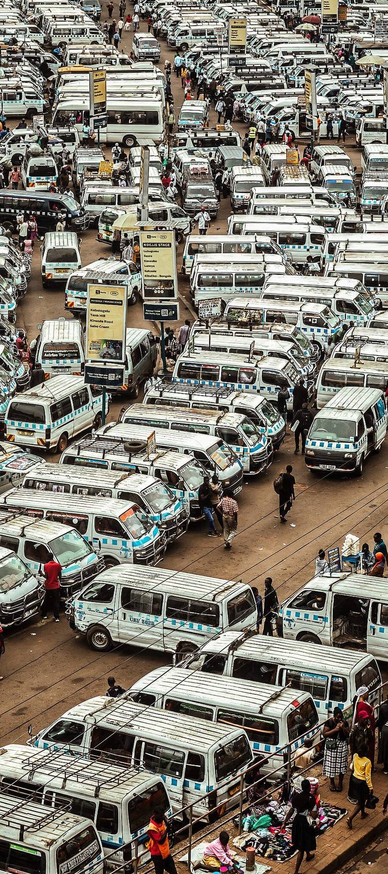 Old taxi park.