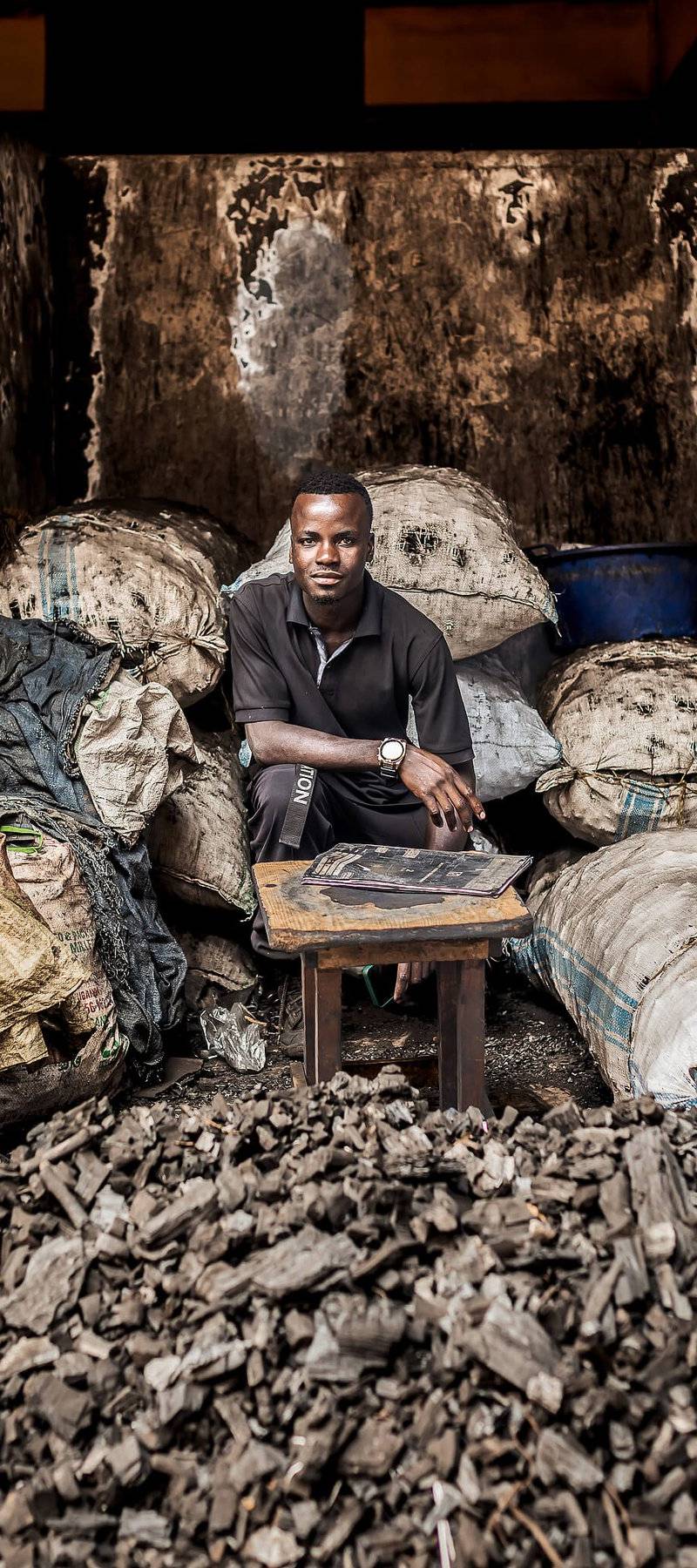 Charcoal seller.