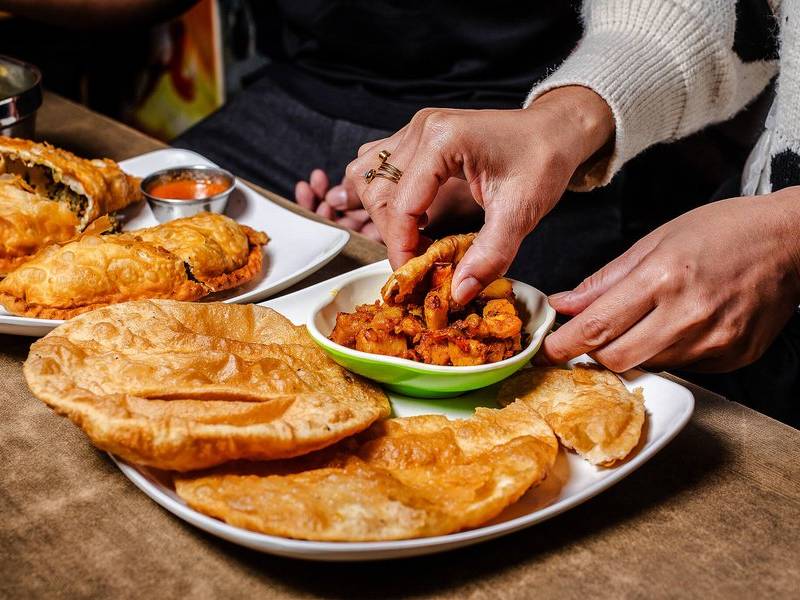 Newari platter.