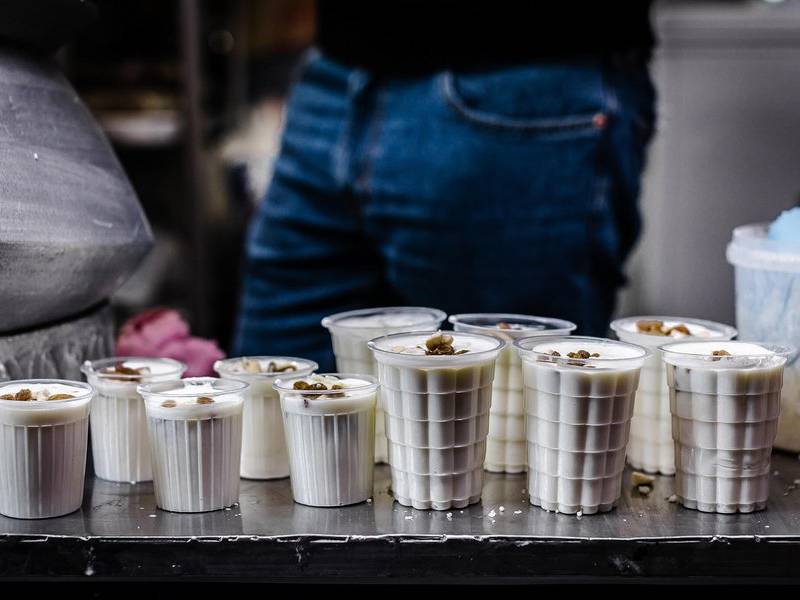 Lassi cups.