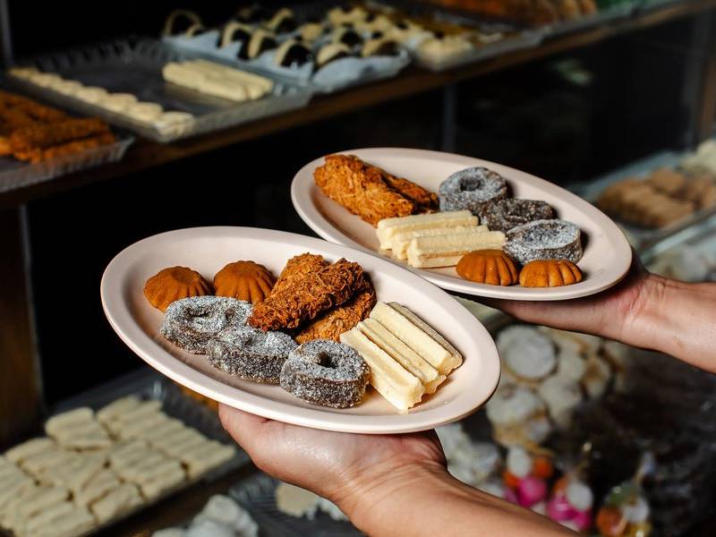 Handmade pastries.