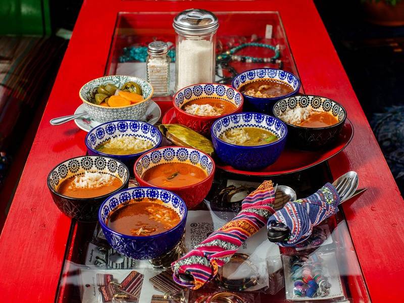 Traditional Guatemalan stews.