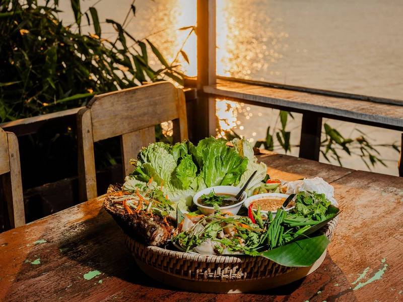 Mekong-side fish.