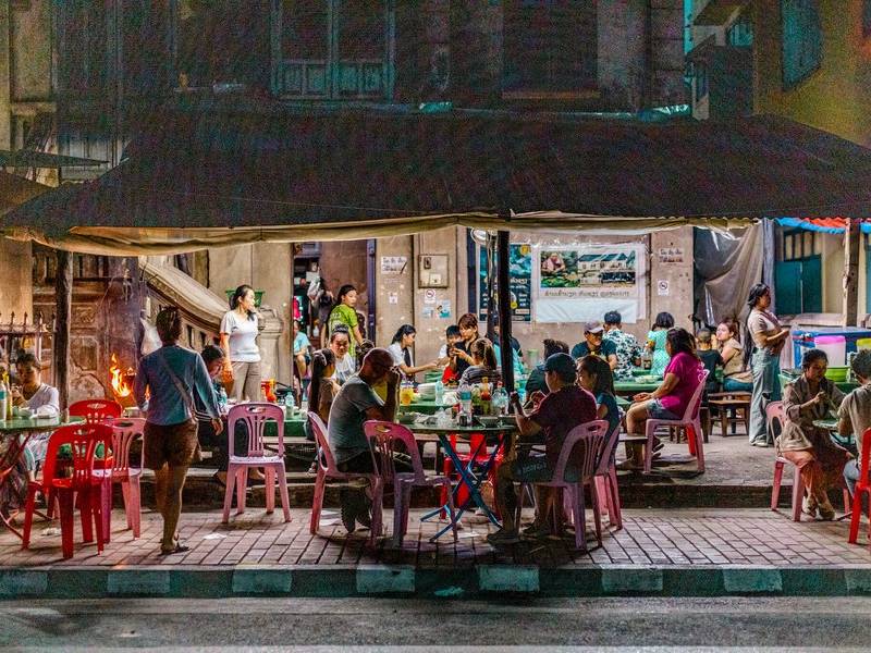 Night market.