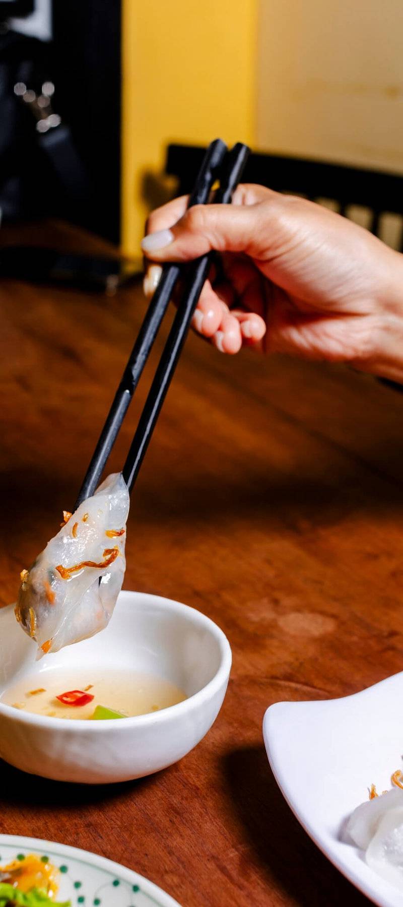 White rose dumpling.