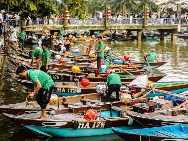 Lantern boats.