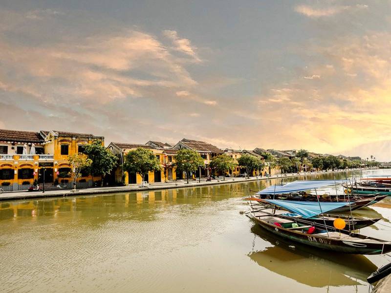 Thu Bồn sunset.